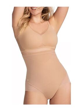 Honeylove Super Power Brief shape wear NEW small nude